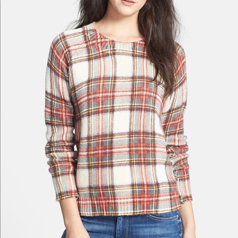 Townsen plaid sweater size s